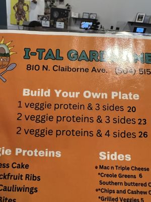   at I-tal Garden in New Orleans