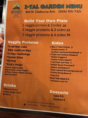   at I-tal Garden in New Orleans