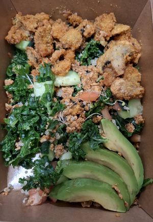 Kale salad at I-tal Garden in New Orleans