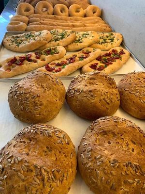 Vegan gluten free and soy free wide range of breads at Glazed Gluten Free Patisserie in Elsternwick