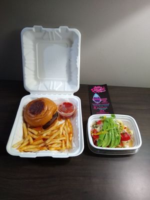 Mushroom burger was very good! at Savage Sicko in Astoria