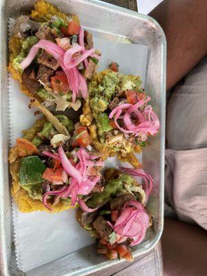 Tostones  at Savage Sicko in Astoria