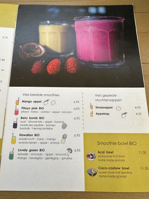 The smoothies are so good   at Pure in Uden