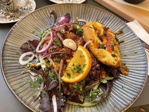 Pulled chicken vegan  at Pure in Uden