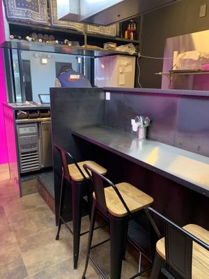 Counterseats and register at Bells in Tokyo