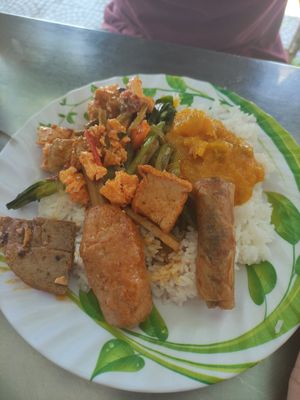 Mixed rice at Tâm Nguyên Phúc Vegetarian in Da Nang