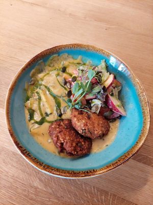 Main dish (menu) at Mandala Étterem in Pecs