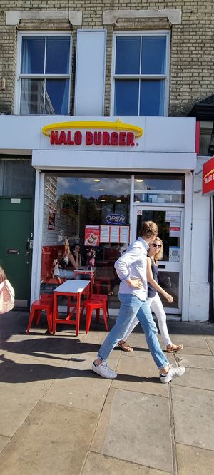 Halo Burger, Near Old Street at Halo Burger in London