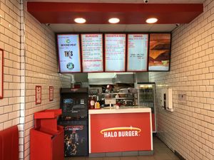 Shoreditch halo burger at Halo Burger in London