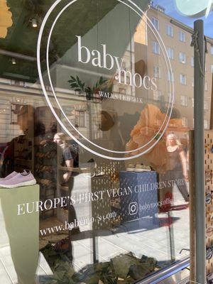Window   at BabyMocs in Stockholm