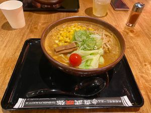 Vegan Spicy Miso Ramen at Hokkaido Sapporo Noodle in Naha