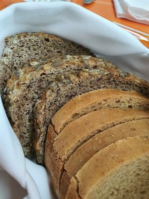 Dairy and gluten free bread at The Line in Central Singapore