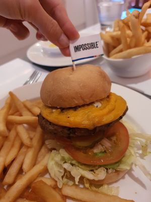 Impossible Burger at The Line in Central Singapore