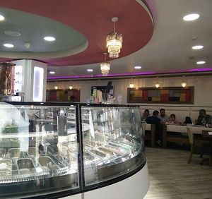 Ice cream bar at Twist Dessert Lounge in North West London