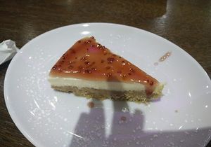 raspberry cheesecake - do not recommend this at Twist Dessert Lounge in Harrow