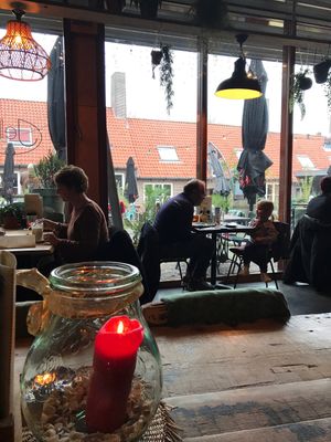 Nice inner garden at Jells Lunchcafe in Middelburg