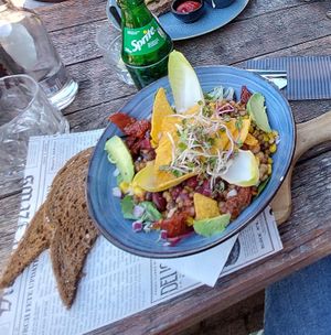 De vegan bonensalade at Jells Lunchcafe in Middelburg