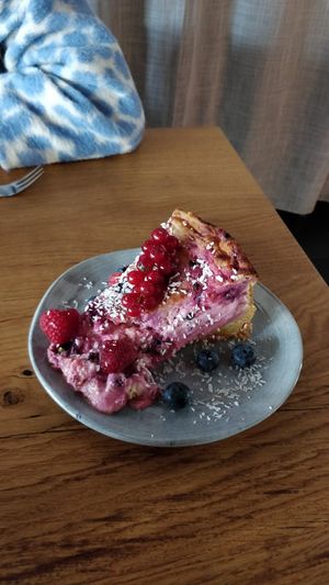 Cheesecake at SOUL - Vegan Coffee Bar in Hamburg