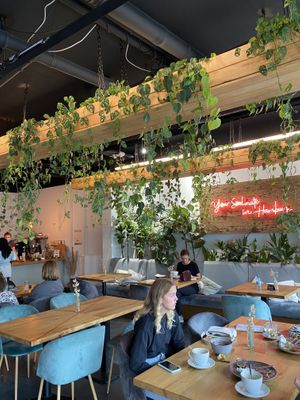 The space at SOUL - Vegan Coffee Bar in Hamburg