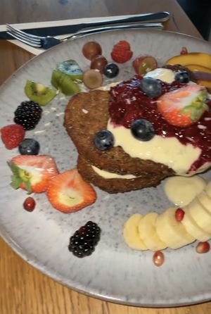 French Toast at SOUL - Vegan Coffee Bar in Hamburg