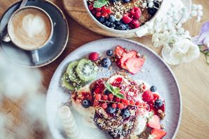 French toast  at SOUL - Vegan Coffee Bar in Hamburg