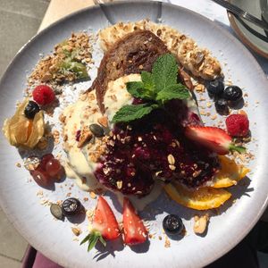 Pancakes 😍 at SOUL - Vegan Coffee Bar in Hamburg