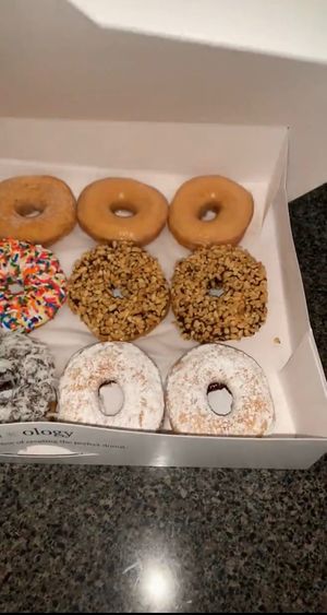 Nut covered at Doughology in Babylon