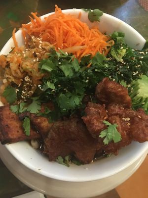 Vegan ramen at AS220 Food in Providence