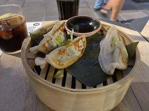 Gyoza (eran 4) at UDON in Santiago De Compostela