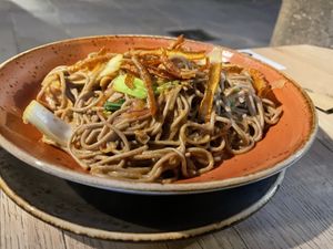 Soba vegano con Heura at UDON in Santiago De Compostela