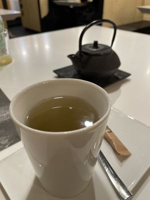 Sencha green tea  at UDON in Santiago De Compostela