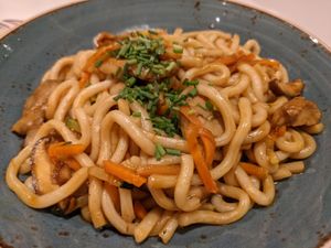 Heura yaki udon at UDON in Santiago De Compostela