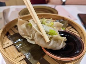 Vegetable gyozas at UDON in Santiago De Compostela