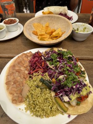 Very good veggie tacos 😀  at South in Leavenworth