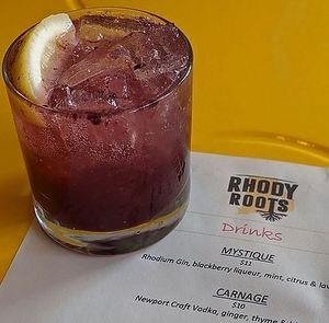 Locally Crafted Liquors at Rhody Roots in Warren