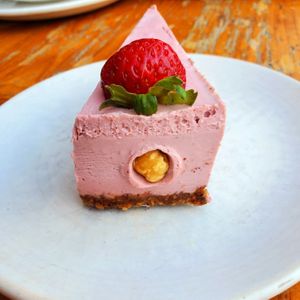 Strawberry Cheesecake at Gracias Madre in San Francisco