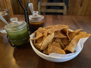 Chips that tasted like Fritos at Gracias Madre in San Francisco