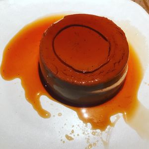 flan!! at Gracias Madre in San Francisco