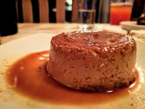 Flan at Gracias Madre in San Francisco