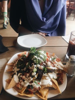 nachos!!! at Gracias Madre in San Francisco