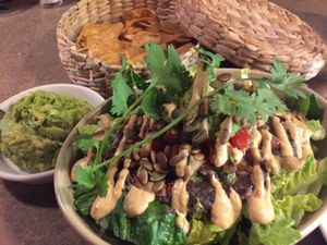 Great power bowl with Guac side at Gracias Madre in San Francisco