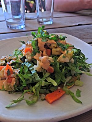 Tostada at Gracias Madre in San Francisco