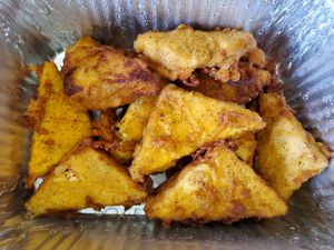 Vegan tofu wings at Boss Chick N Beer in Berea