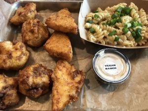 Cauliflower and tofu at Boss Chick N Beer in Berea