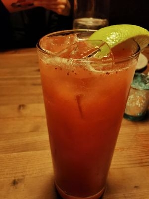 Strawberry Punch (non alcoholic) at Betulla Burning in Prince George