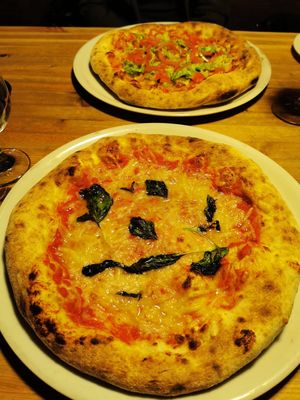 Vegan Margherita Pizza at Betulla Burning in Prince George