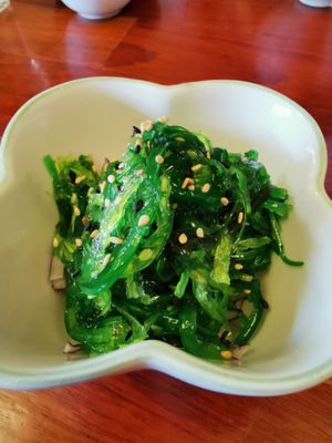 Wakame seaweed salad at Fubuki Sushi in Invermere