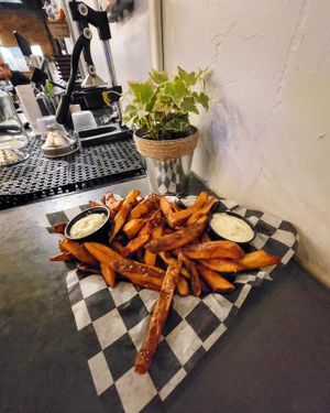 Garage Fries with Green Goddess Sauce at Nepenthe Brewing Co in Baltimore