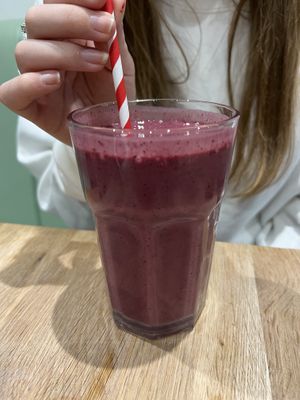 Berry bliss milkshake   at Eden Cafe Clifton in Bristol