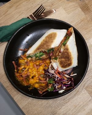 Mexican Burrito at Eden Cafe Clifton in Bristol